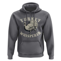 Funny Turkey Whisperer Hoodie Thanksgiving Turkey Hunting Season - Wonder Print Shop