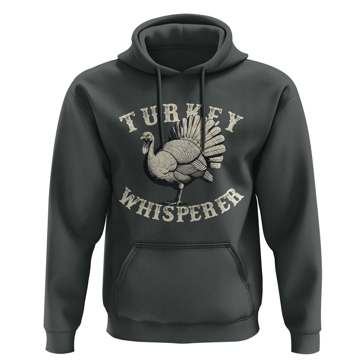 Funny Turkey Whisperer Hoodie Thanksgiving Turkey Hunting Season - Wonder Print Shop