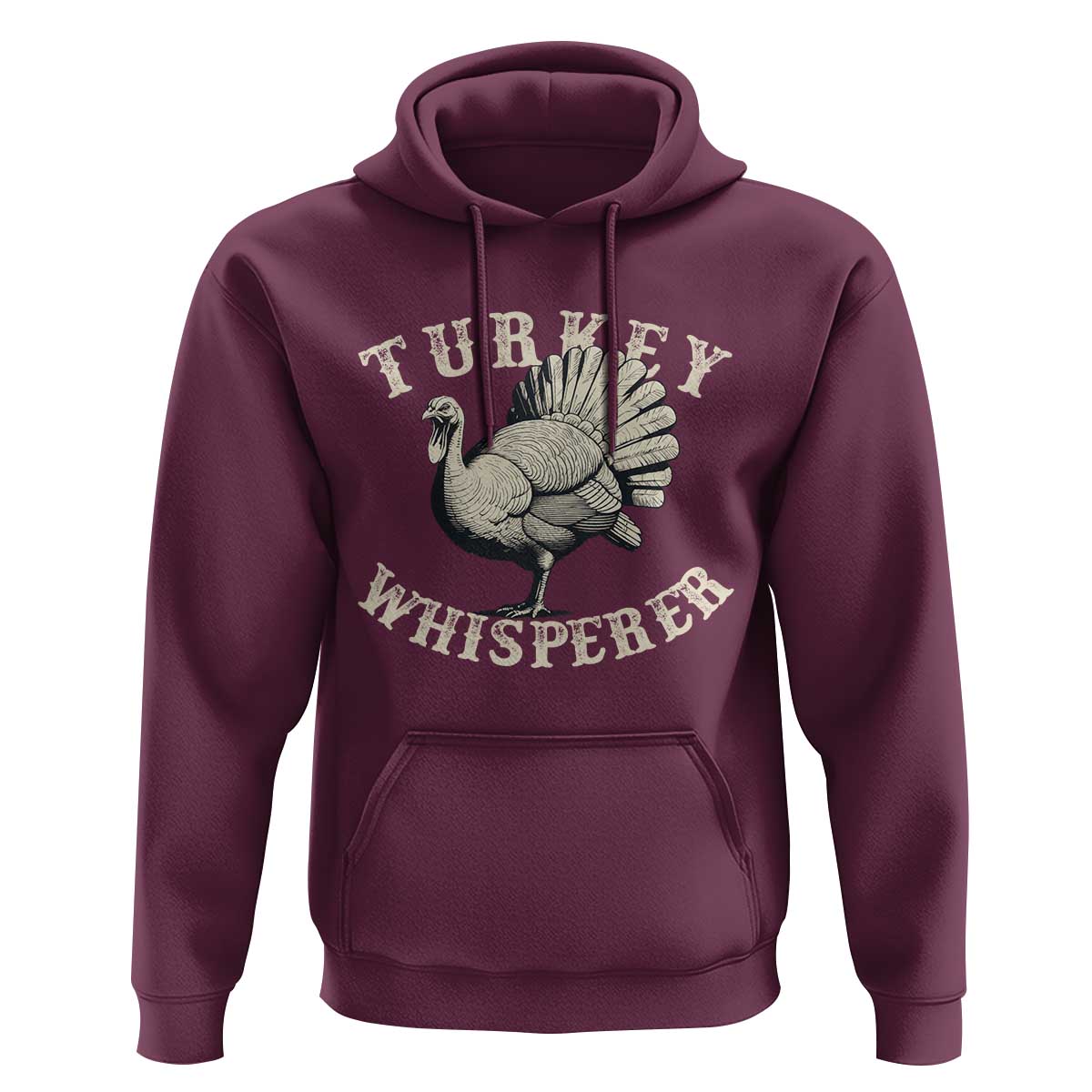 Funny Turkey Whisperer Hoodie Thanksgiving Turkey Hunting Season - Wonder Print Shop