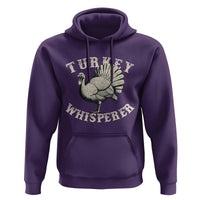 Funny Turkey Whisperer Hoodie Thanksgiving Turkey Hunting Season - Wonder Print Shop