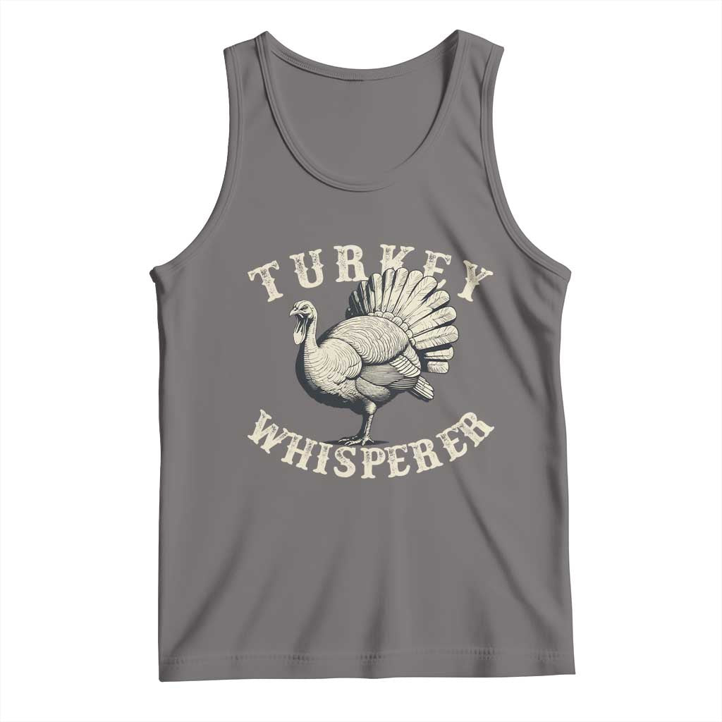 Funny Turkey Whisperer Tank Top Thanksgiving Turkey Hunting Season - Wonder Print Shop