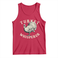 Funny Turkey Whisperer Tank Top Thanksgiving Turkey Hunting Season - Wonder Print Shop