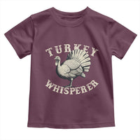Funny Turkey Whisperer Toddler T Shirt Thanksgiving Turkey Hunting Season - Wonder Print Shop