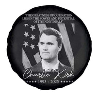 Charlie Kirk Spare Tire Cover The Greatness Of Our Nation Lies In The Power And Potential Of Its Individuals - Wonder Print Shop
