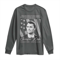 Charlie Kirk Long Sleeve Shirt The Greatness Of Our Nation Lies In The Power And Potential Of Its Individuals - Wonder Print Shop