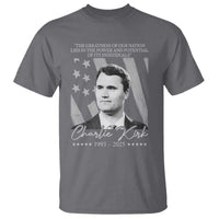 Charlie Kirk T Shirt The Greatness Of Our Nation Lies In The Power And Potential Of Its Individuals - Wonder Print Shop