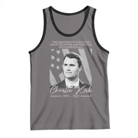 Charlie Kirk Tank Top The Greatness Of Our Nation Lies In The Power And Potential Of Its Individuals - Wonder Print Shop