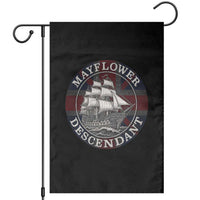 Mayflower Descendant Garden Flag Pilgrim Fathers Thanksgiving History - Wonder Print Shop