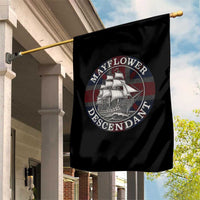 Mayflower Descendant Garden Flag Pilgrim Fathers Thanksgiving History - Wonder Print Shop