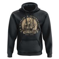 Mayflower Descendant Hoodie 405 Years Pilgrim Fathers Thanksgiving History - Wonder Print Shop