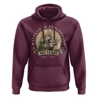 Mayflower Descendant Hoodie 405 Years Pilgrim Fathers Thanksgiving History - Wonder Print Shop