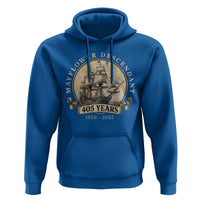 Mayflower Descendant Hoodie 405 Years Pilgrim Fathers Thanksgiving History - Wonder Print Shop
