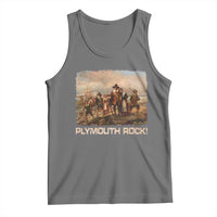Plymouth Rock Tank Top Mayflower Pilgrims Thanksgiving History - Wonder Print Shop