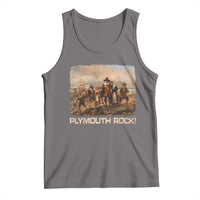 Plymouth Rock Tank Top Mayflower Pilgrims Thanksgiving History - Wonder Print Shop