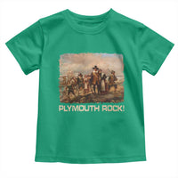 Plymouth Rock Toddler T Shirt Mayflower Pilgrims Thanksgiving History - Wonder Print Shop