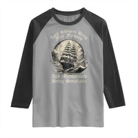 April Showers Bring May Flowers And Mayflowers Bring Smallpox Raglan Shirt History Lover - Wonder Print Shop