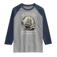 April Showers Bring May Flowers And Mayflowers Bring Smallpox Raglan Shirt History Lover - Wonder Print Shop