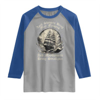April Showers Bring May Flowers And Mayflowers Bring Smallpox Raglan Shirt History Lover - Wonder Print Shop