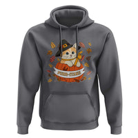 Funny Thanksgiving Cat Lover Hoodie Purritans Pilgrim Puritans Hat - Wonder Print Shop