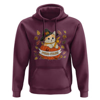 Funny Thanksgiving Cat Lover Hoodie Purritans Pilgrim Puritans Hat - Wonder Print Shop