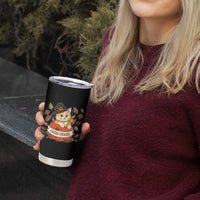 Funny Thanksgiving Cat Lover Tumbler Cup Purritans Pilgrim Puritans Hat - Wonder Print Shop