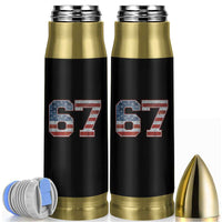 Funny Six Seven 67 Meme Vintage American Flag Bullet Tumbler - Wonder Print Shop
