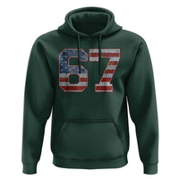 Funny Six Seven 67 Meme Vintage American Flag Hoodie - Wonder Print Shop