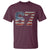 Funny Six Seven 67 Meme Vintage American Flag T Shirt - Wonder Print Shop