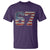 Funny Six Seven 67 Meme Vintage American Flag T Shirt - Wonder Print Shop