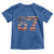 Funny Six Seven 67 Meme Vintage American Flag Toddler T Shirt - Wonder Print Shop