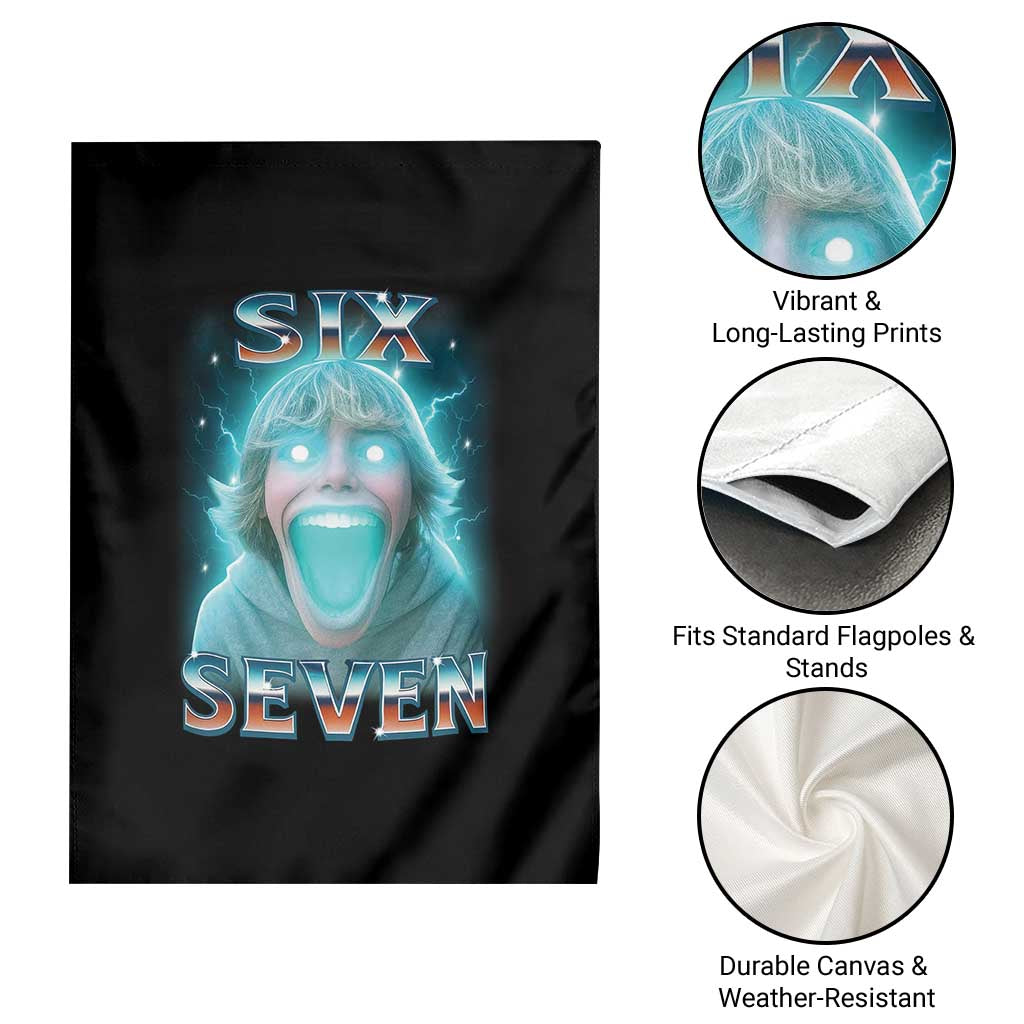 Funny Six Seven The Mason 67 Kid Gen Alpha Meme Garden Flag - Wonder Print Shop