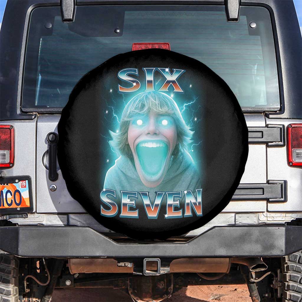 Funny Six Seven The Mason 67 Kid Gen Alpha Meme Spare Tire Cover - Wonder Print Shop