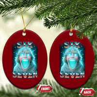 Funny Six Seven The Mason 67 Kid Gen Alpha Meme Ceramic Ornament - Wonder Print Shop