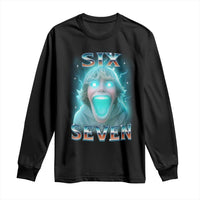 Funny Six Seven The Mason 67 Kid Gen Alpha Meme Long Sleeve Shirt - Wonder Print Shop