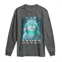 Funny Six Seven The Mason 67 Kid Gen Alpha Meme Long Sleeve Shirt - Wonder Print Shop