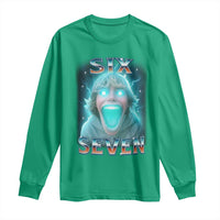 Funny Six Seven The Mason 67 Kid Gen Alpha Meme Long Sleeve Shirt - Wonder Print Shop
