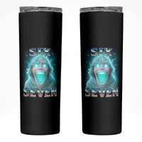 Funny Six Seven The Mason 67 Kid Gen Alpha Meme Skinny Tumbler - Wonder Print Shop