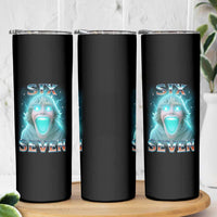 Funny Six Seven The Mason 67 Kid Gen Alpha Meme Skinny Tumbler - Wonder Print Shop