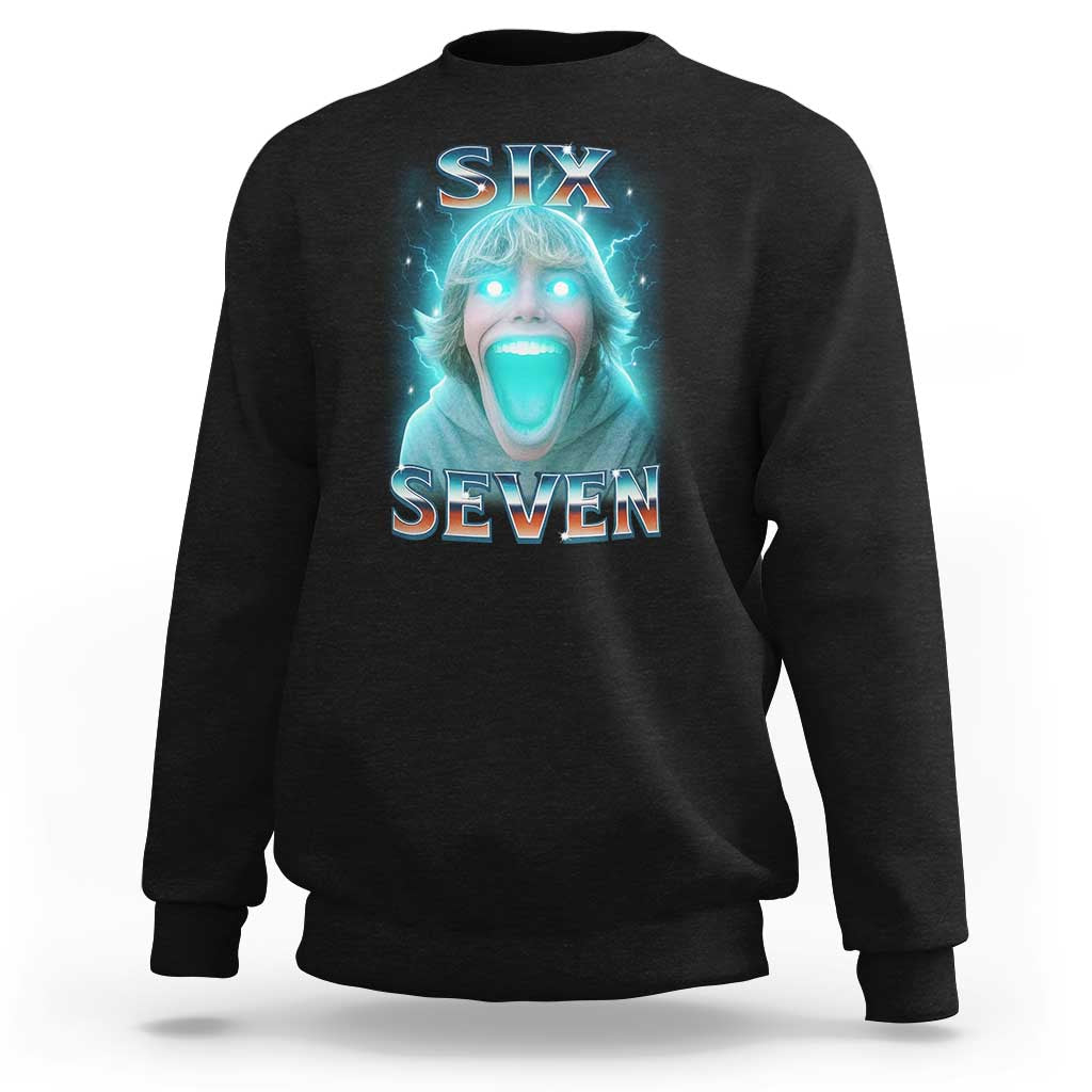 Funny Six Seven The Mason 67 Kid Gen Alpha Meme Sweatshirt - Wonder Print Shop