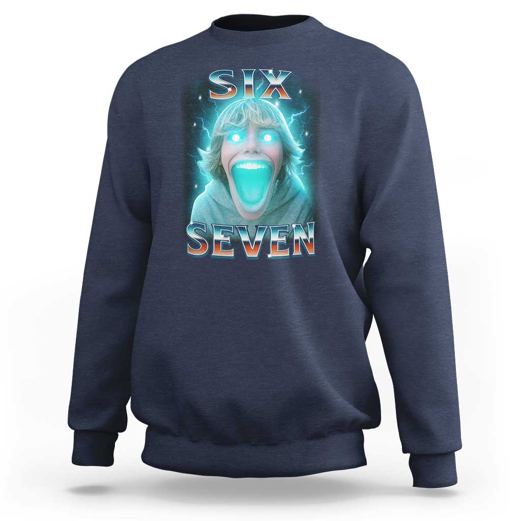 Funny Six Seven The Mason 67 Kid Gen Alpha Meme Sweatshirt - Wonder Print Shop