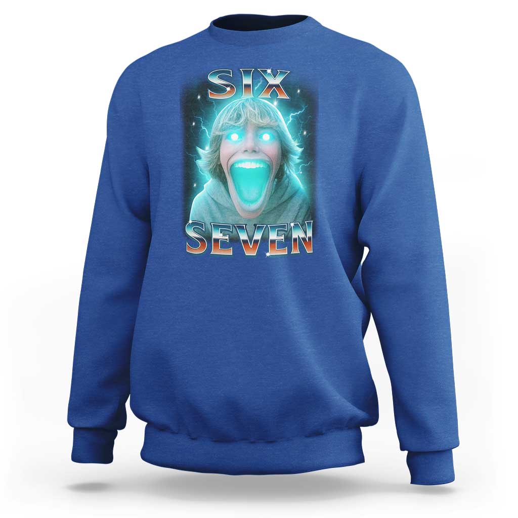 Funny Six Seven The Mason 67 Kid Gen Alpha Meme Sweatshirt - Wonder Print Shop