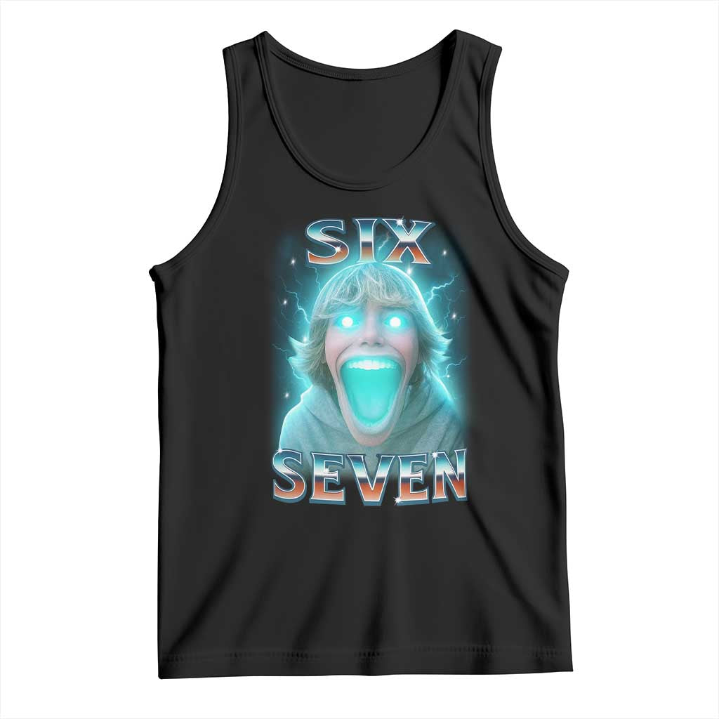 Funny Six Seven The Mason 67 Kid Gen Alpha Meme Tank Top - Wonder Print Shop