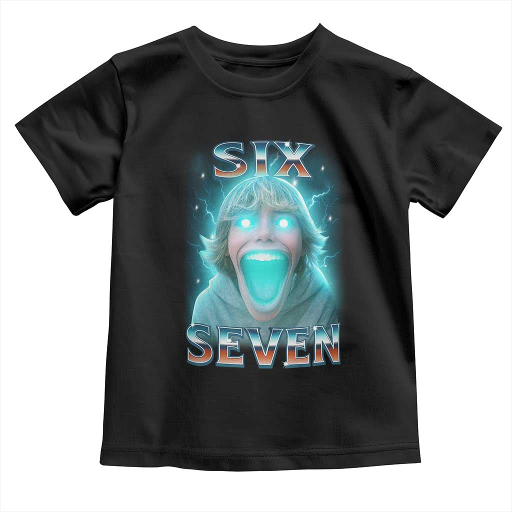 Funny Six Seven The Mason 67 Kid Gen Alpha Meme Toddler T Shirt - Wonder Print Shop