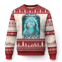 Funny Six Seven The Mason 67 Kid Gen Alpha Meme Knitted Sweatshirt - Wonder Print Shop