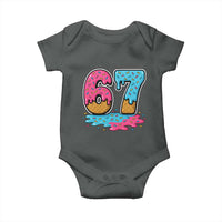 Funny 67 Ice Cream Drip Meme Six Seven Gen Alpha Slang Baby Onesie - Wonder Print Shop