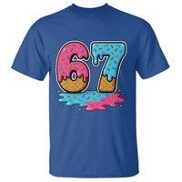 Funny 67 Ice Cream Drip Meme Six Seven Gen Alpha Slang T Shirt - Wonder Print Shop