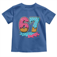 Funny 67 Ice Cream Drip Meme Six Seven Gen Alpha Slang Toddler T Shirt - Wonder Print Shop