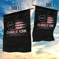 Charlie Kirk 2025 Garden Flag Freedom Vintage American Flag - Wonder Print Shop
