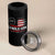 Charlie Kirk 2025 4 in 1 Can Cooler Tumbler Freedom Vintage American Flag - Wonder Print Shop