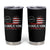 Charlie Kirk 2025 Tumbler Cup Freedom Vintage American Flag - Wonder Print Shop